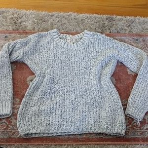 Black and White Chenille sweater